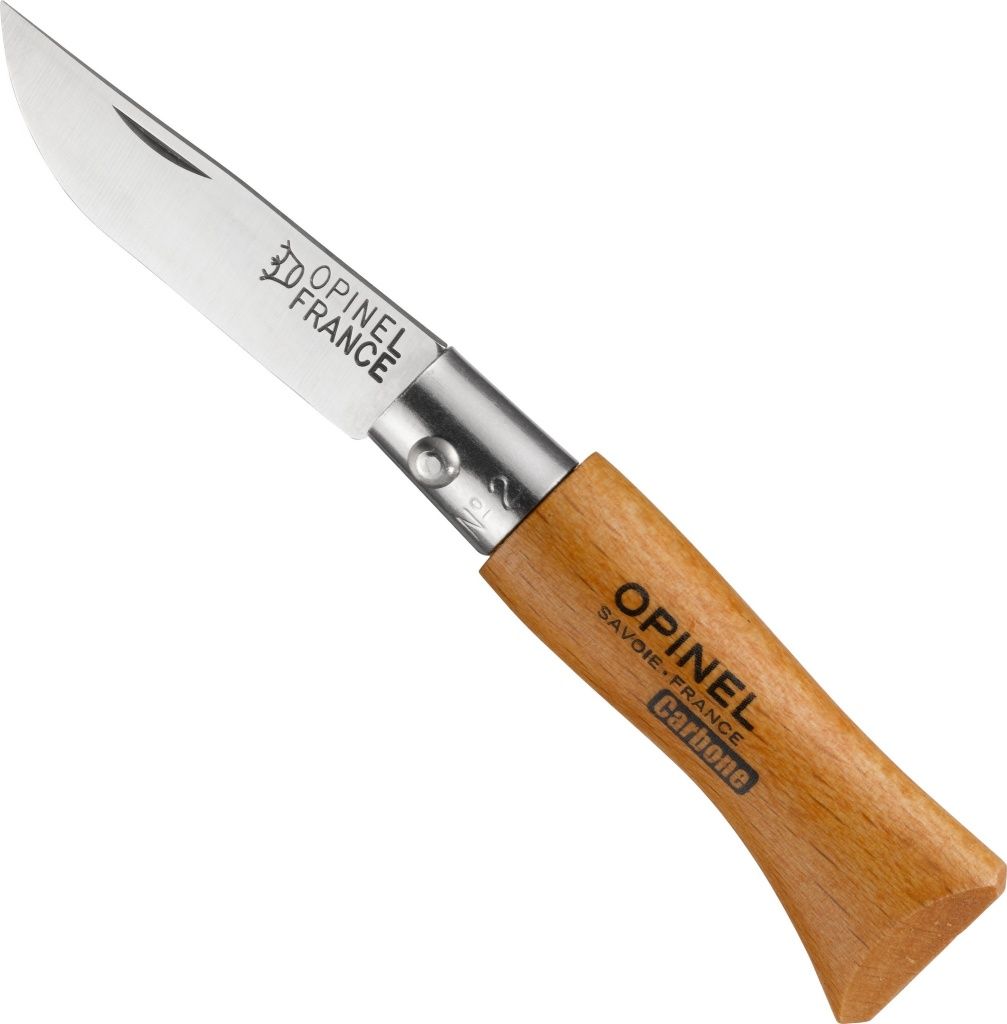 Нож складной Opinel №2 VRN Carbon Tradition с доставкой по России и в Казахстан | Bready