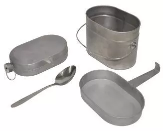 Набор посуды для солдата из титана с доставкой по России и в Казахстан | Bready