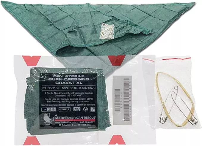 Сухая стерильная повязка для ожогов NAR Dry Sterile Burn Dressing Cravat XL (дисконт) с доставкой по России и в Казахстан | Bready