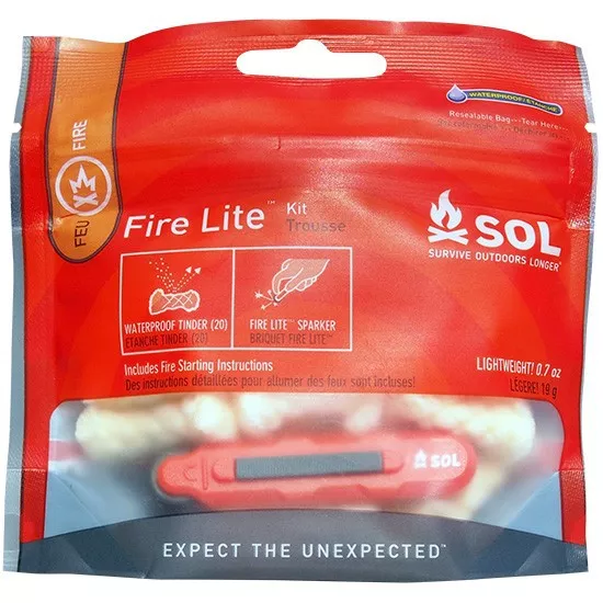 Набор SOL Fire Lite (огниво и труты) с доставкой по России и в Казахстан | Bready
