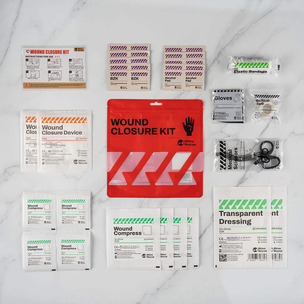 Набор для ухода за ранами Rhino Rescue Wound Closure Kit CP0005 с доставкой по России | BreadyФото 1