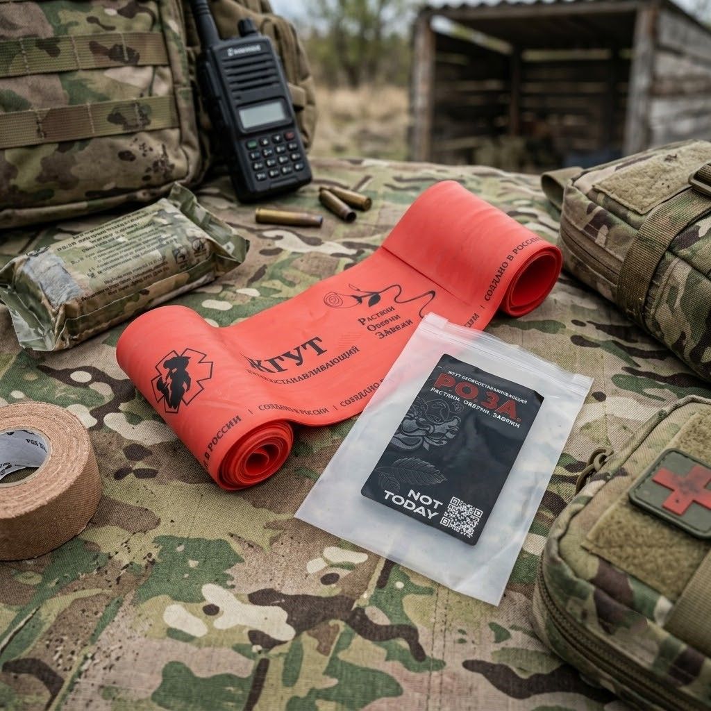 Жгут плоский кровоостанавливающий Р.О.ЗА. Not Today с доставкой по России | BreadyФото 5