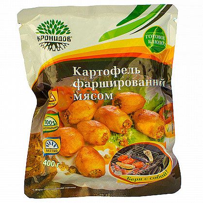Картофель фаршированный мясом "Кронидов" 400 г с доставкой по России и в Казахстан | Bready