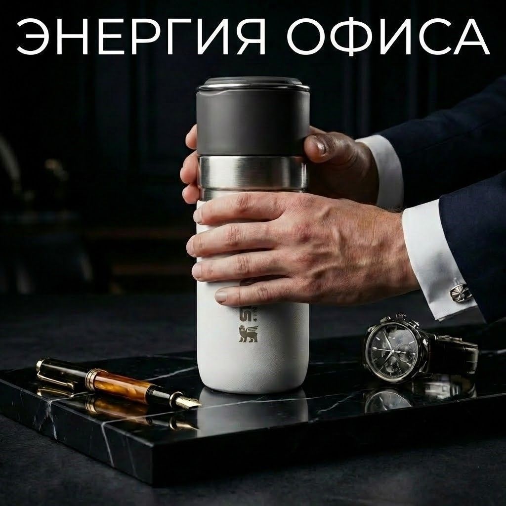 Термобутылка STANLEY GO Bottle белая 500ML 10-09557-002 с доставкой по России | BreadyФото 6