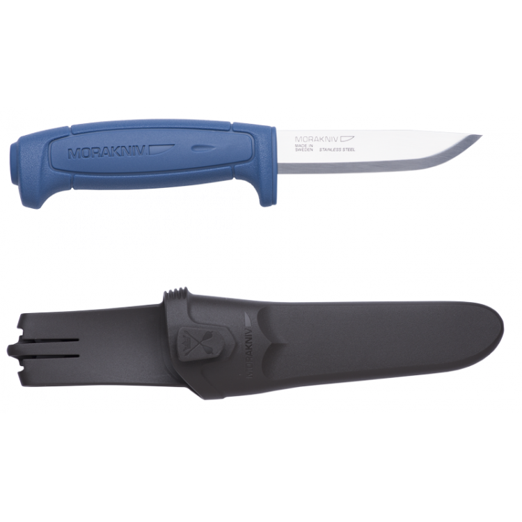 Нож Morakniv Basic 546, нержавеющая сталь, синий, 12241 с доставкой по России и в Казахстан | Bready
