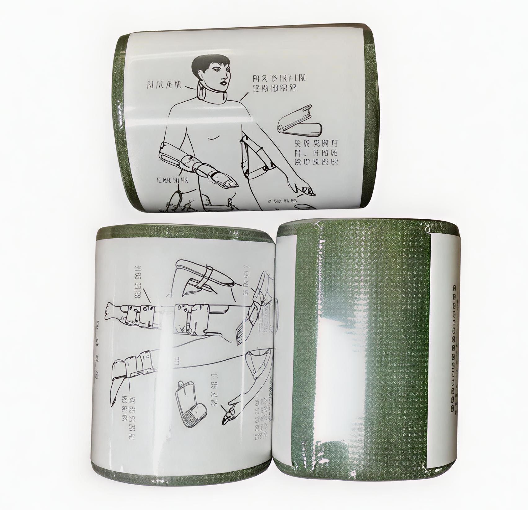 Шина иммобилизационная 11х46 (в рулоне) (зеленая/серая) с доставкой по России и в Казахстан | BreadyФото 2