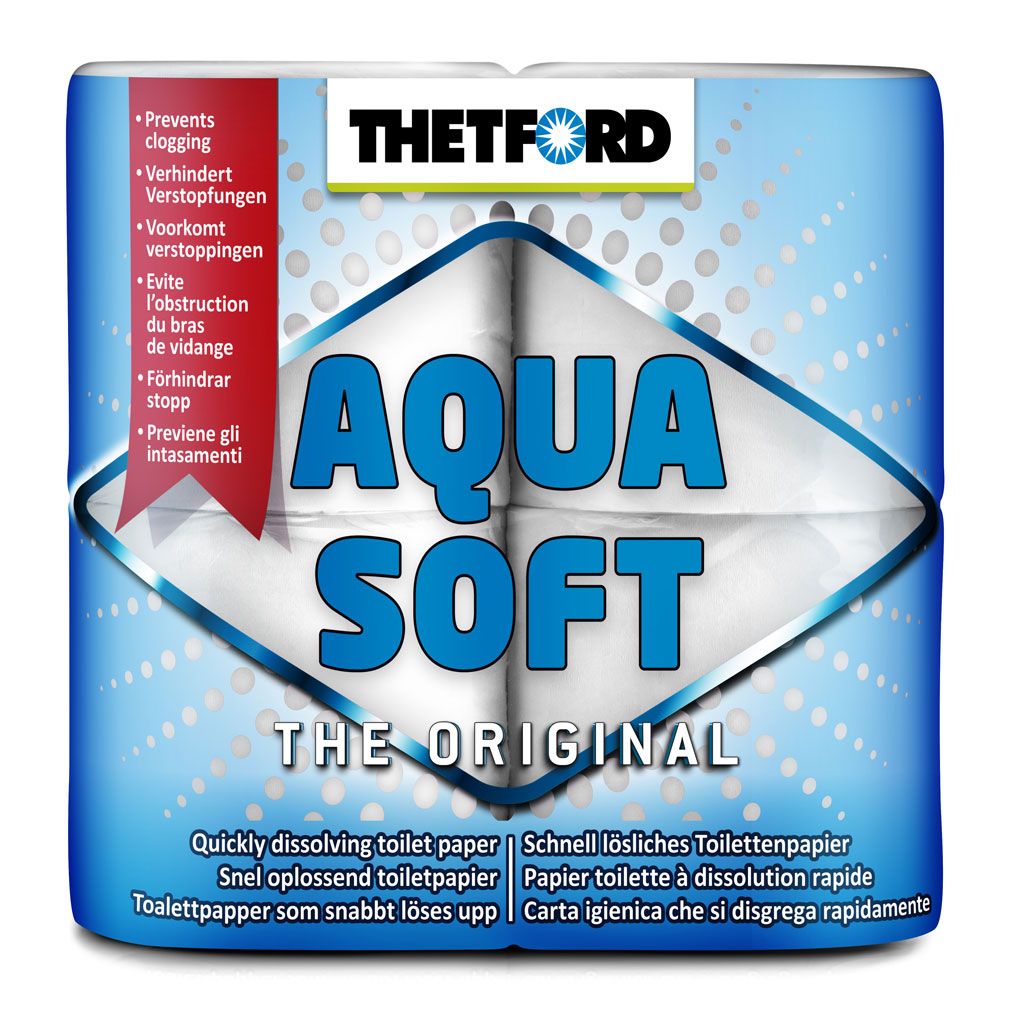 Бумага для биотуалета Aqua Soft (4 шт,растворимая) с доставкой по России и в Казахстан | Bready