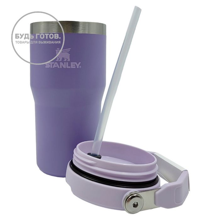 Термокружка Stanley The Iceflow Flip Straw Tumbler (Lavender), 10-09994-210, 591 мл с доставкой по России и в Казахстан | BreadyФото 1