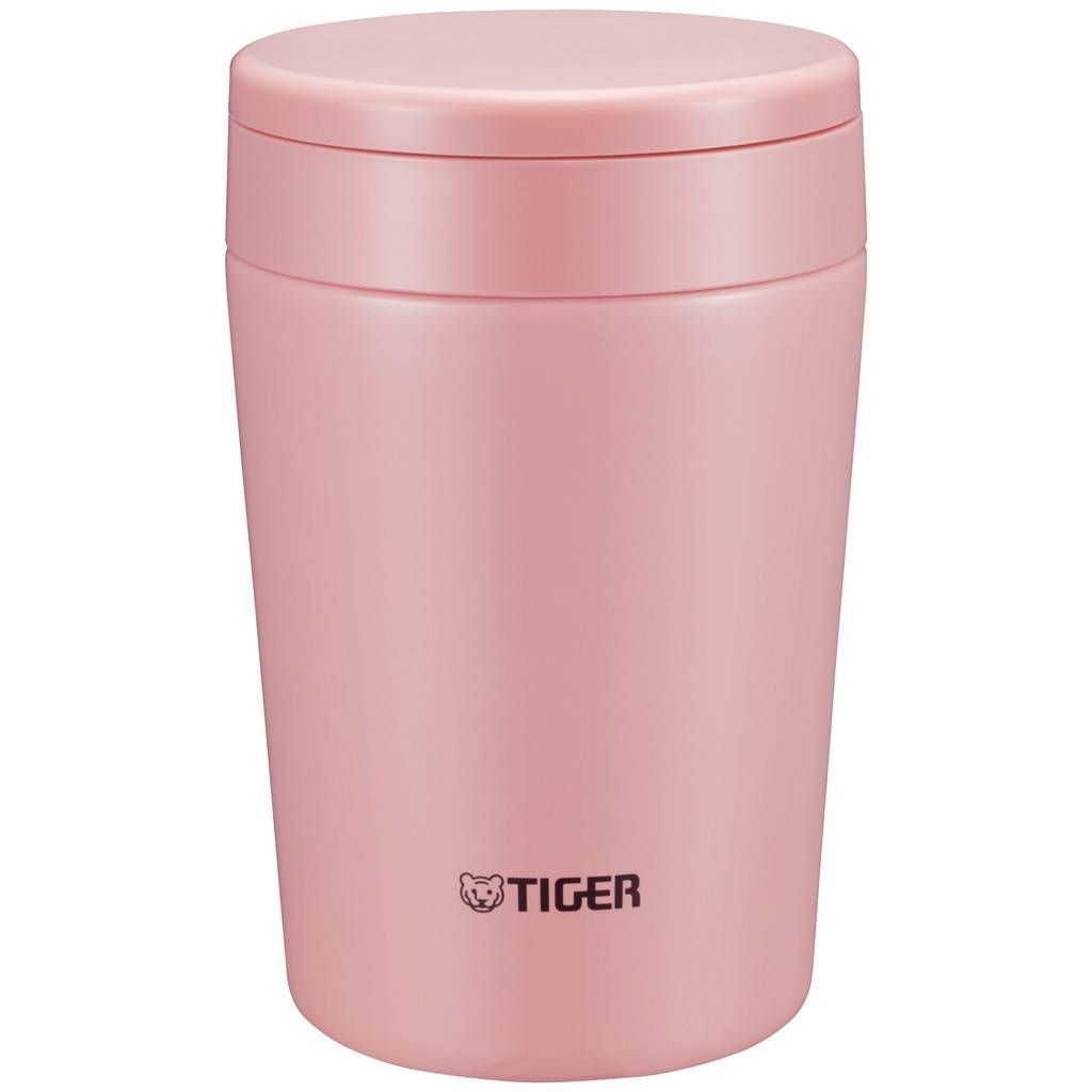 Термоконтейнер для первых или вторых блюд Tiger MCL-A038 Cream Pink, 0.38 л (цвет - розовый) с доставкой по России и в Казахстан | Bready