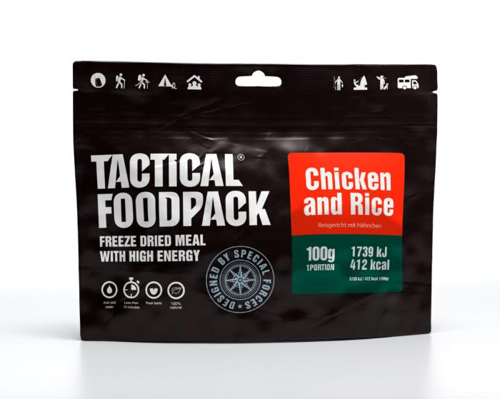 Курица с рисом Tactical Foodpack CHICKEN and RICE 100 г с доставкой по России и в Казахстан | BreadyФото 0