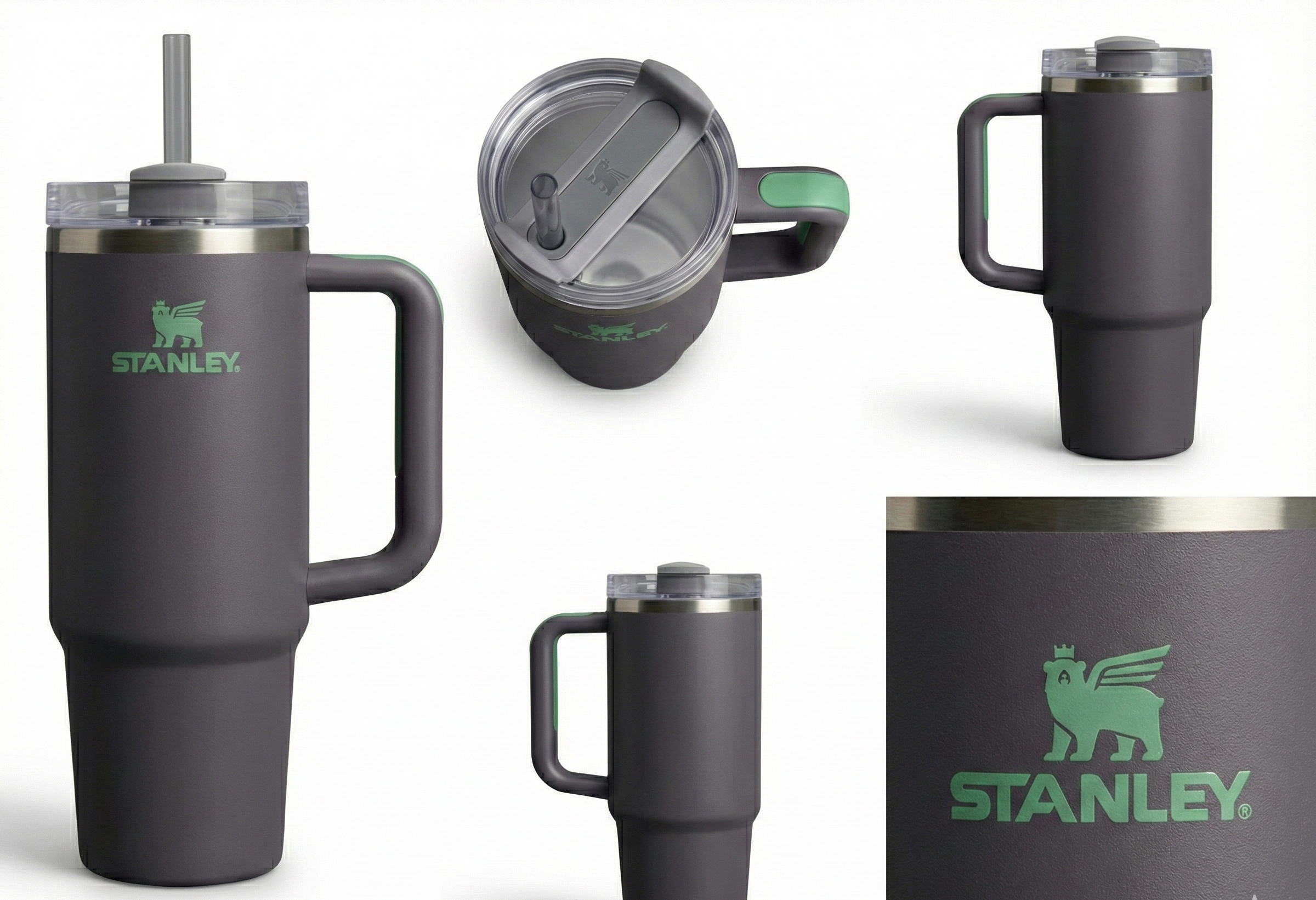 Термокружка STANLEY FLOWSTATE TUMBLER 10-11912-001 уголь 887 ML с доставкой по России | BreadyФото 4
