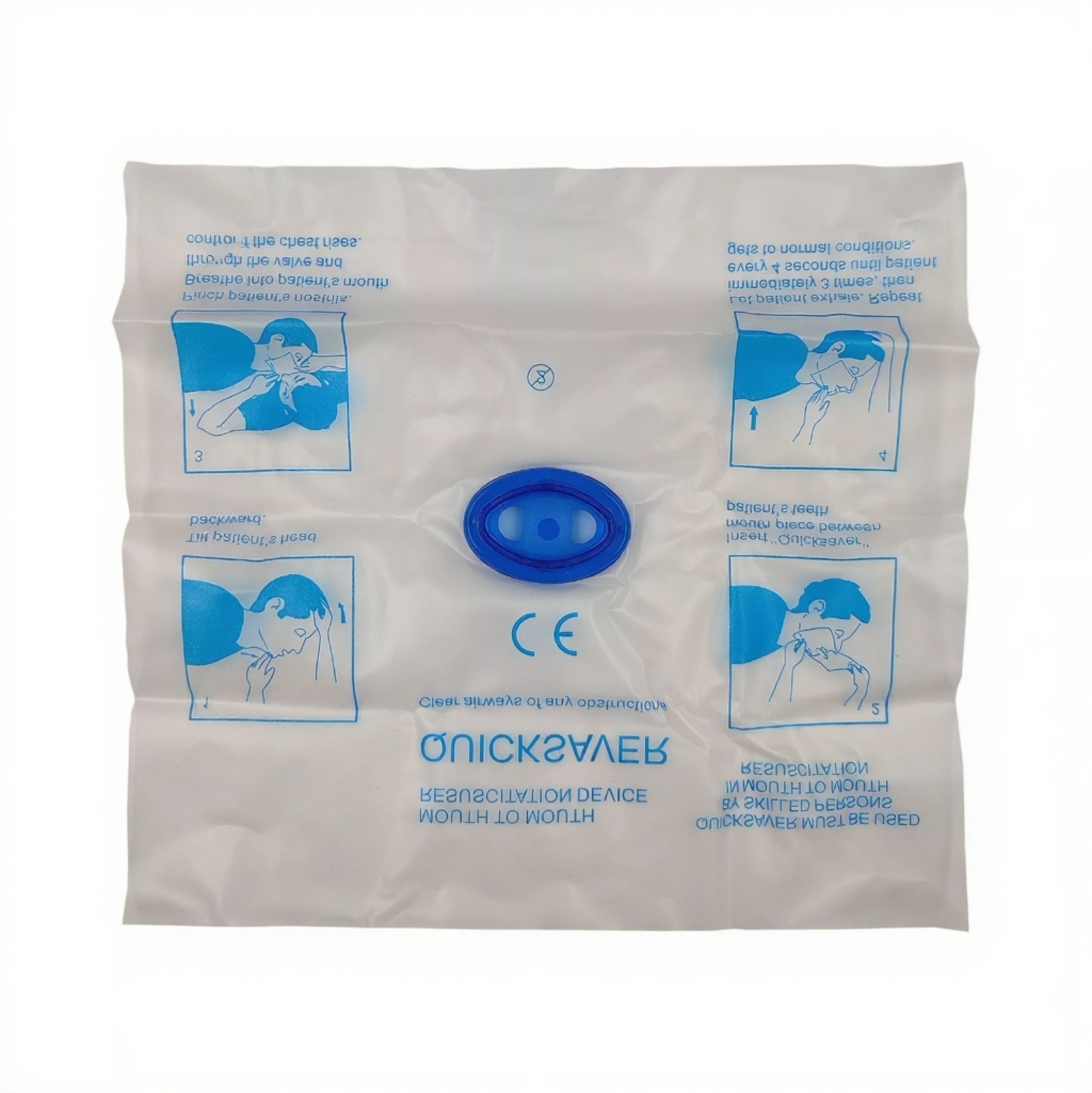 Устройство-маска для искусственного дыхания рот в рот (CPR Face Shield) Rhino Rescue с доставкой по России | BreadyФото 1