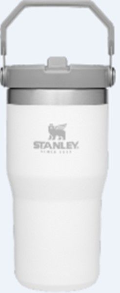 Термокружка Stanley The Iceflow Flip Straw Tumbler (белый), 10-09994-288, 591 мл с доставкой по России и в Казахстан | BreadyФото 2