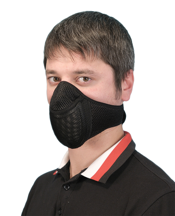 Антивирусная (бактерицидная) маска Полумаска арт БМ 1.1 (чёрный) САЙВЕР/SAYVER с доставкой по России и в Казахстан | Bready