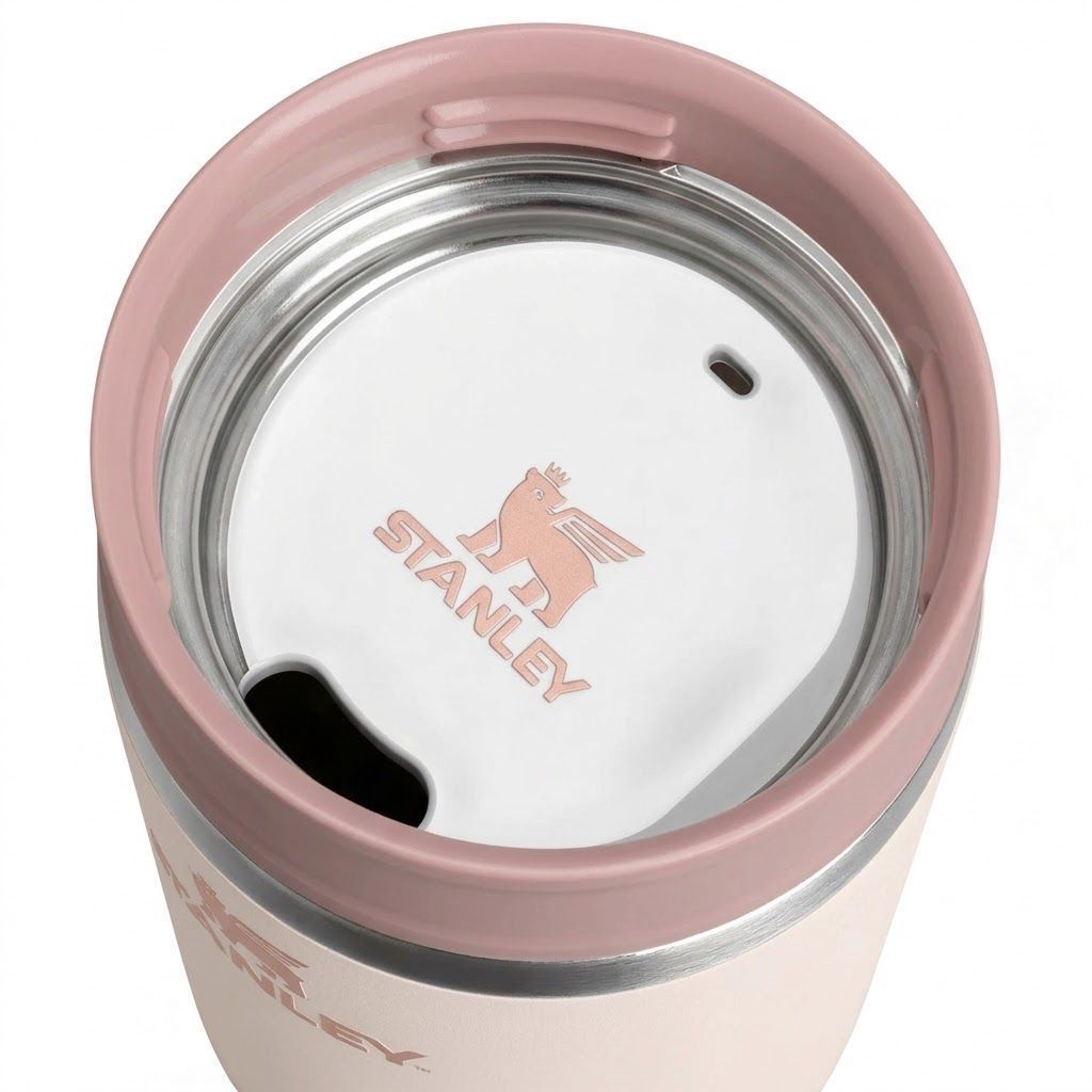 Термокружка Stanley Adventure Shortstack Travel Mug 354ml (розовая) 10-13322-003 с доставкой по России | BreadyФото 1