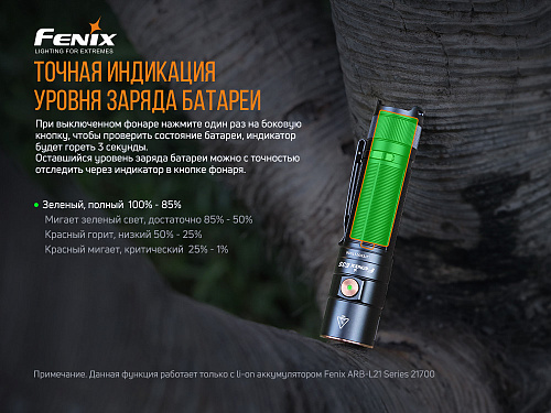 Фонарь Fenix E35 V3.0 с доставкой по России и в Казахстан | BreadyФото 8