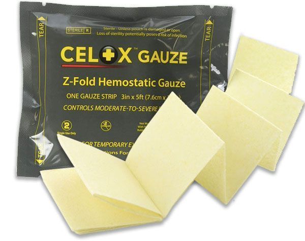 Повязка гемостатическая Селокс з-фолд Celox Z-Fold Gauze 7,6 x 150 см с доставкой по России и в Казахстан | BreadyФото 2