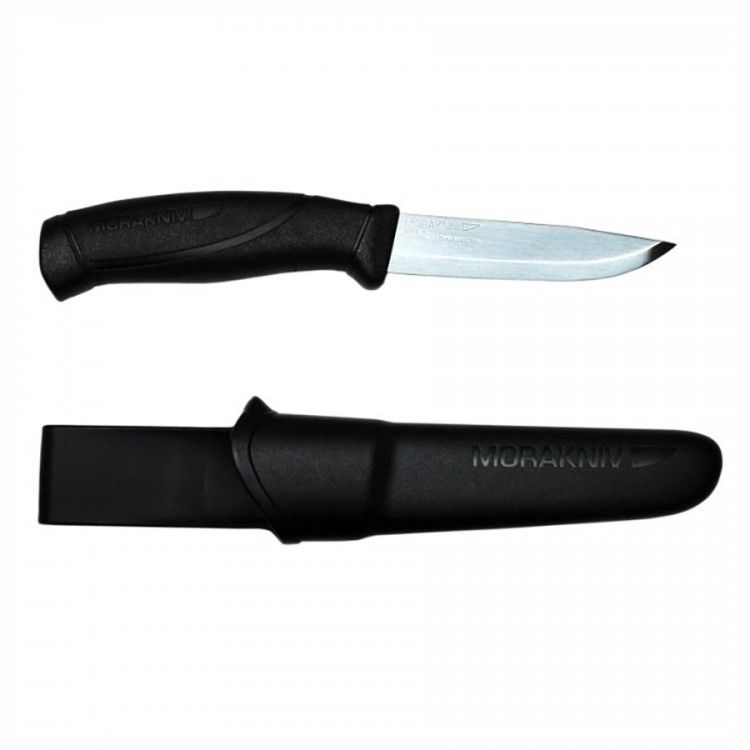 Нож Morakniv Companion Black, нержавеющая сталь, 12141 с доставкой по России и в Казахстан | Bready
