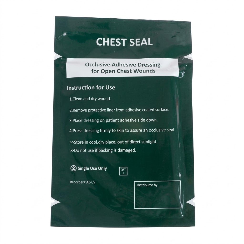 Комплект окклюзионных пластырей Chest Seal + Chest Seal Vented с доставкой по России | BreadyФото 1