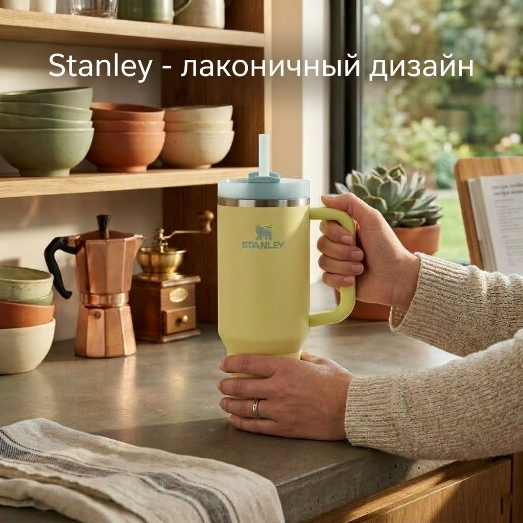 Стакан IceFlow Flip Straw Tumbler STANLEY, 887 ml, 10-13319-005 (цвет Pomelo) с доставкой по России | BreadyФото 4