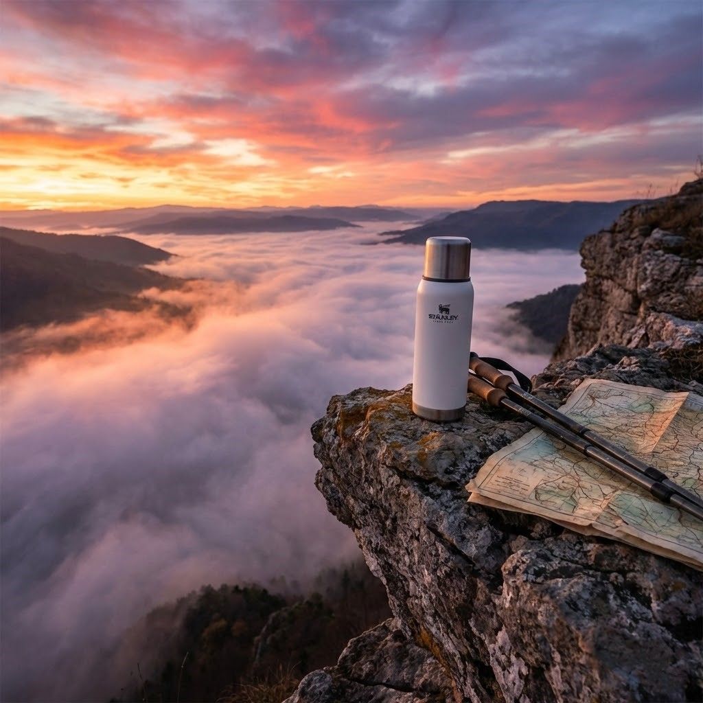 Термос STANLEY  Adventure Vacuum Bottle 10-01562-049 белый 739 ML с доставкой по России | BreadyФото 5