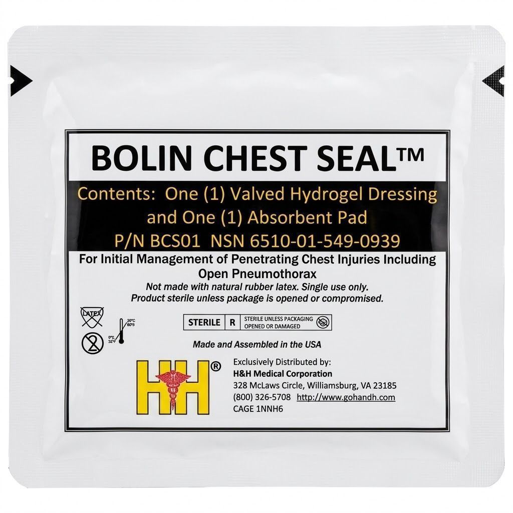 Окклюзионный пластырь Bolin Chest Seal H&H с доставкой по России | BreadyФото 0