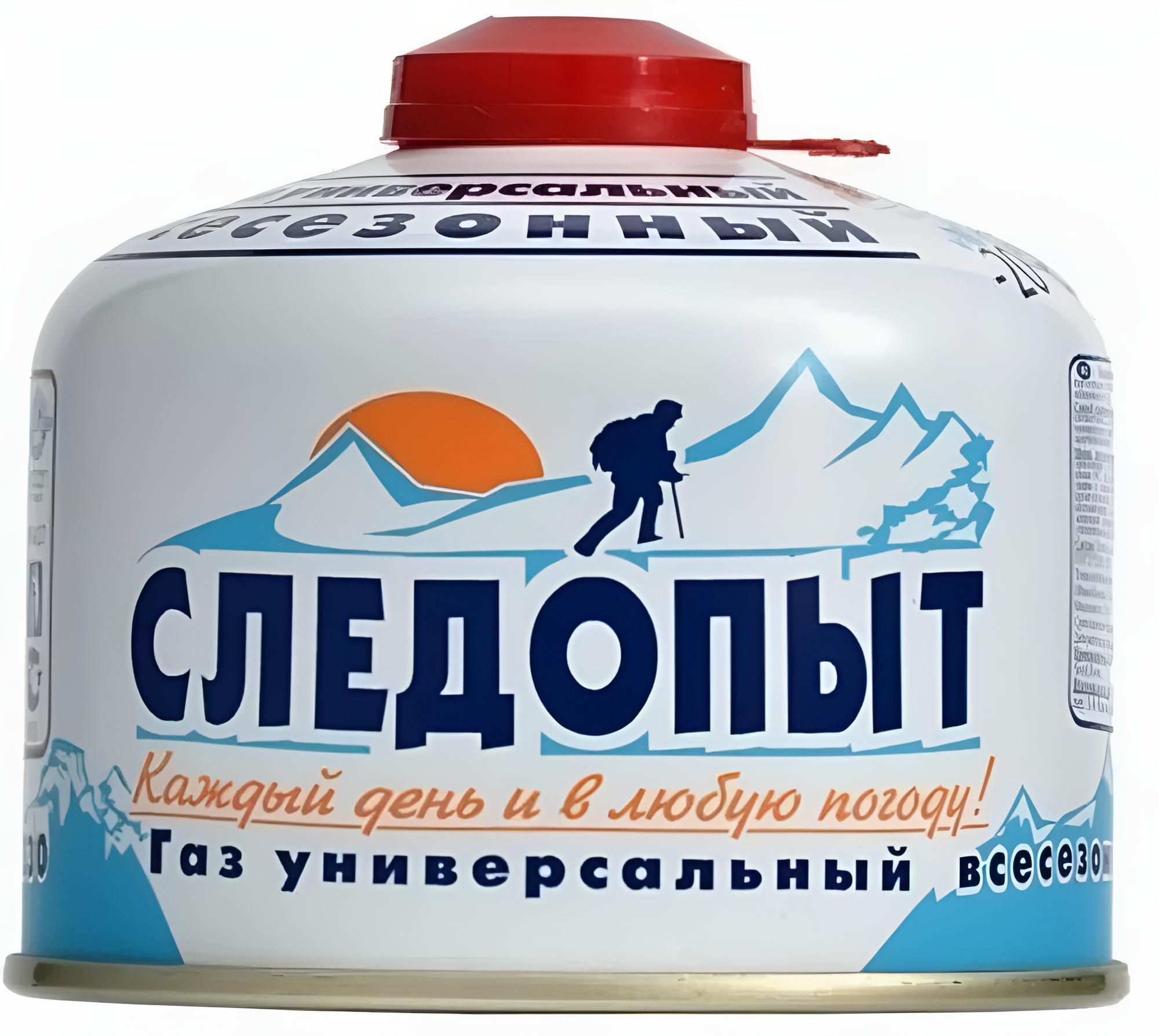 Баллон газовый "СЛЕДОПЫТ" 230 г резьбовой, всесезонный с доставкой по России | BreadyФото 3