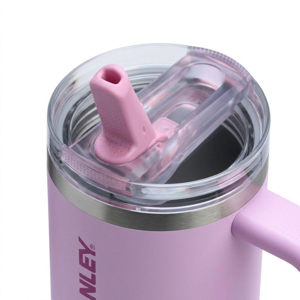 Термокружка STANLEY The Quencher ProTour Flip Straw Tumbler 887 ml (цветение вишни cherry blossom), 10-12981-018 с доставкой по России | BreadyФото 2