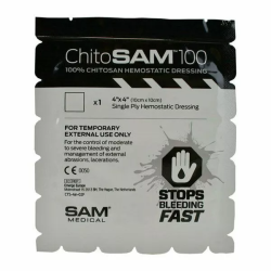 Гемостатическая салфетка 10x10 см ChitoSAM 100 SAM Medical