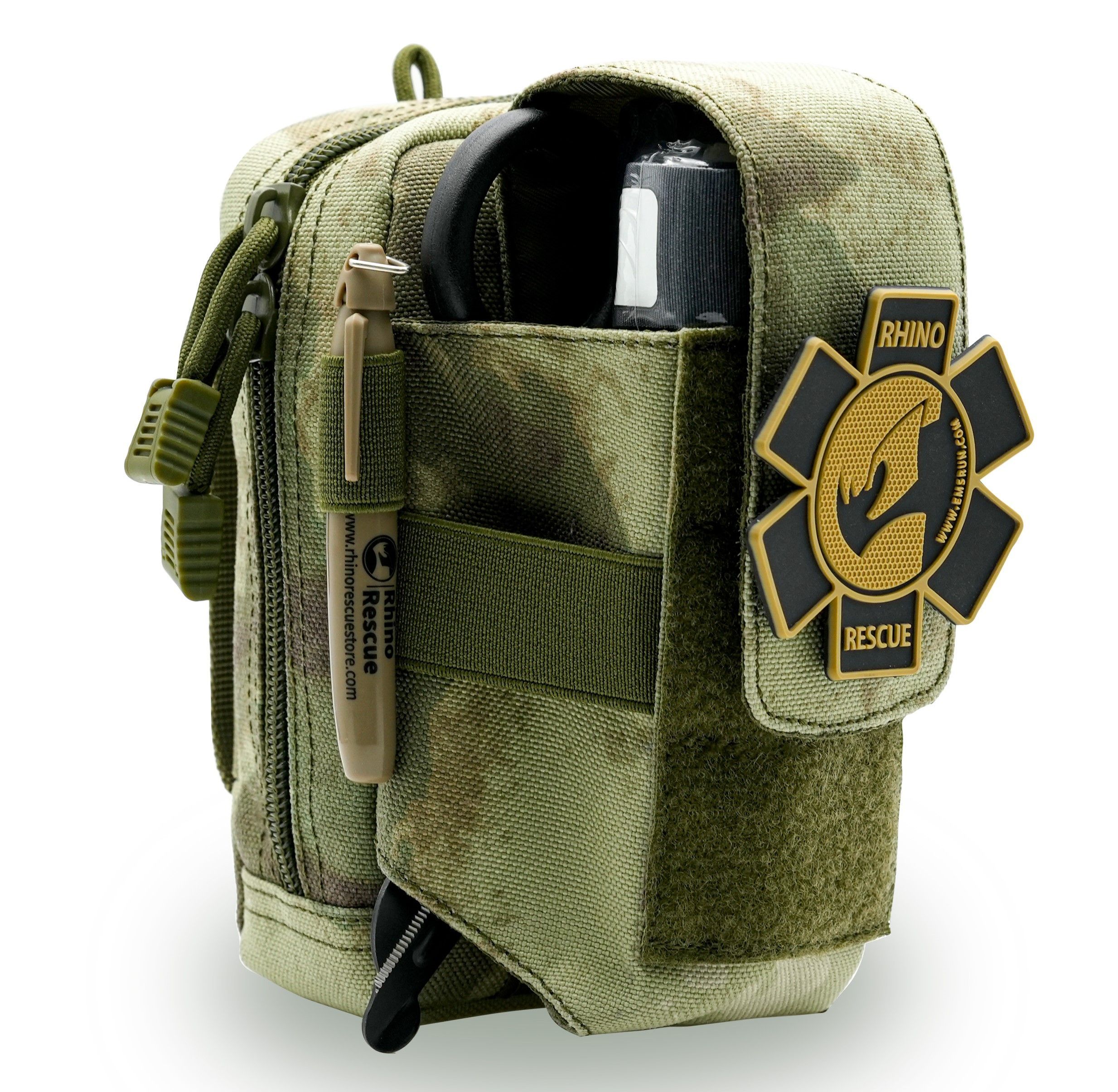 Тактическая аптечка первой помощи RHINO Rescue Tactical Bag Outdoor Molle Military (мох) с доставкой по России | BreadyФото 2