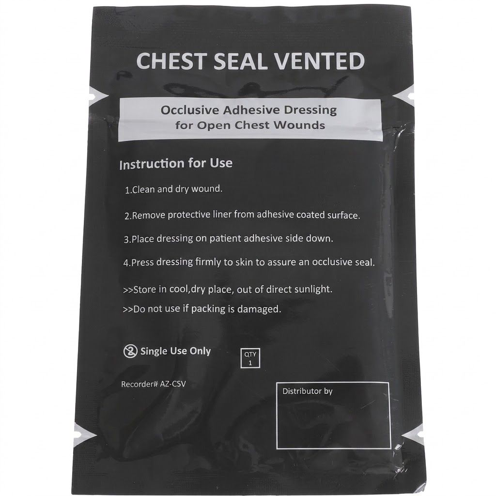 Комплект окклюзионных пластырей Chest Seal + Chest Seal Vented с доставкой по России | BreadyФото 2
