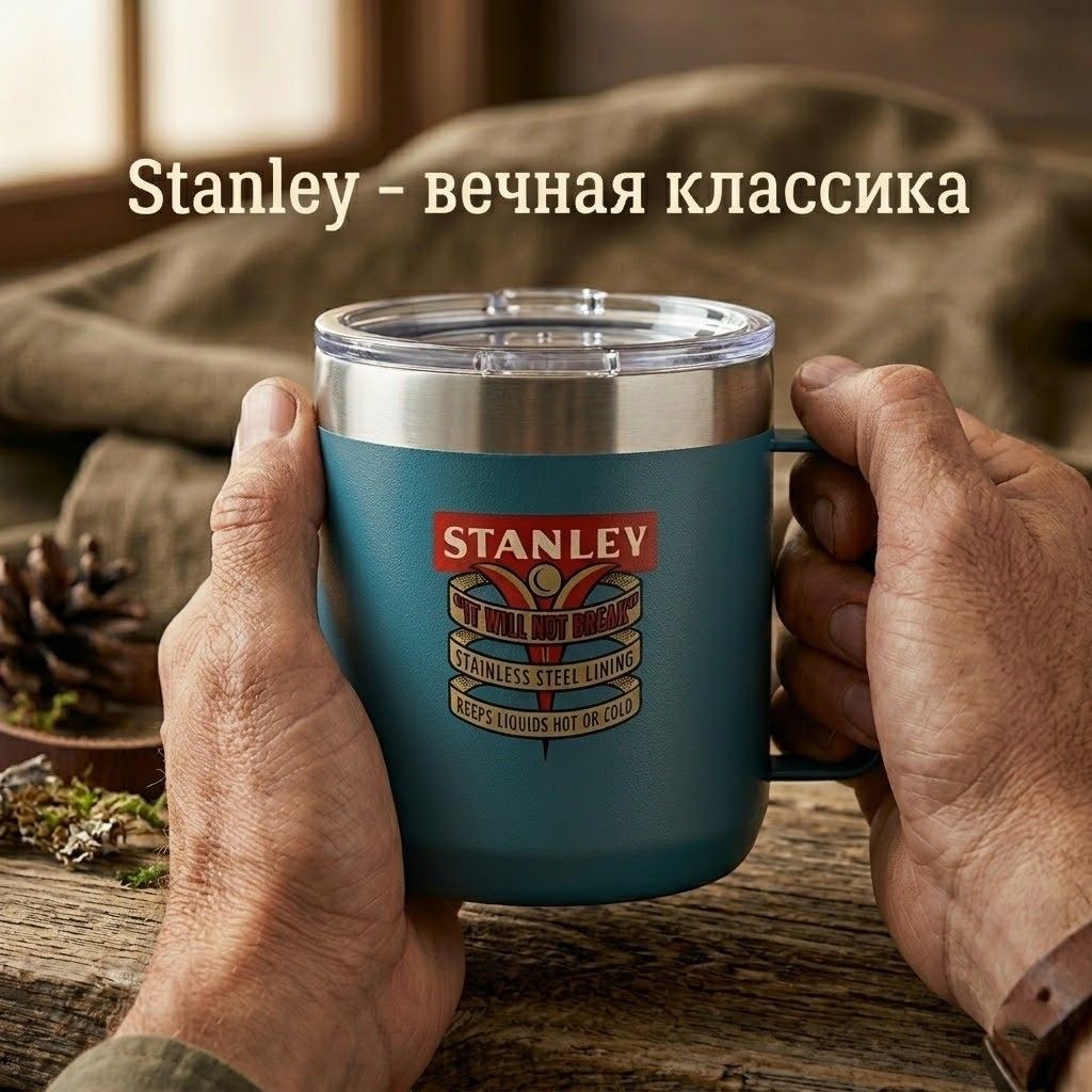 Кружка THE MILESTONES CAMP MUG STANLEY, 10-09366-239  (цвет 1940 Topaz Gloss) с доставкой по России | BreadyФото 4