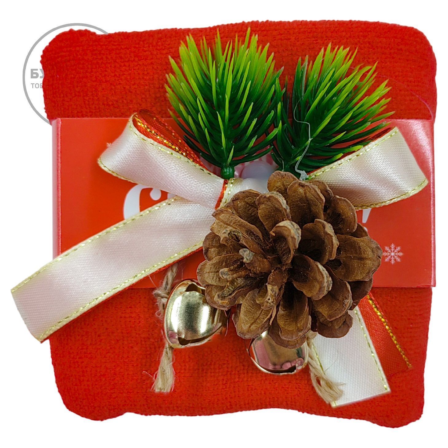 Новогодний набор (чайная пара и полотенце) с доставкой по России | BreadyФото 4