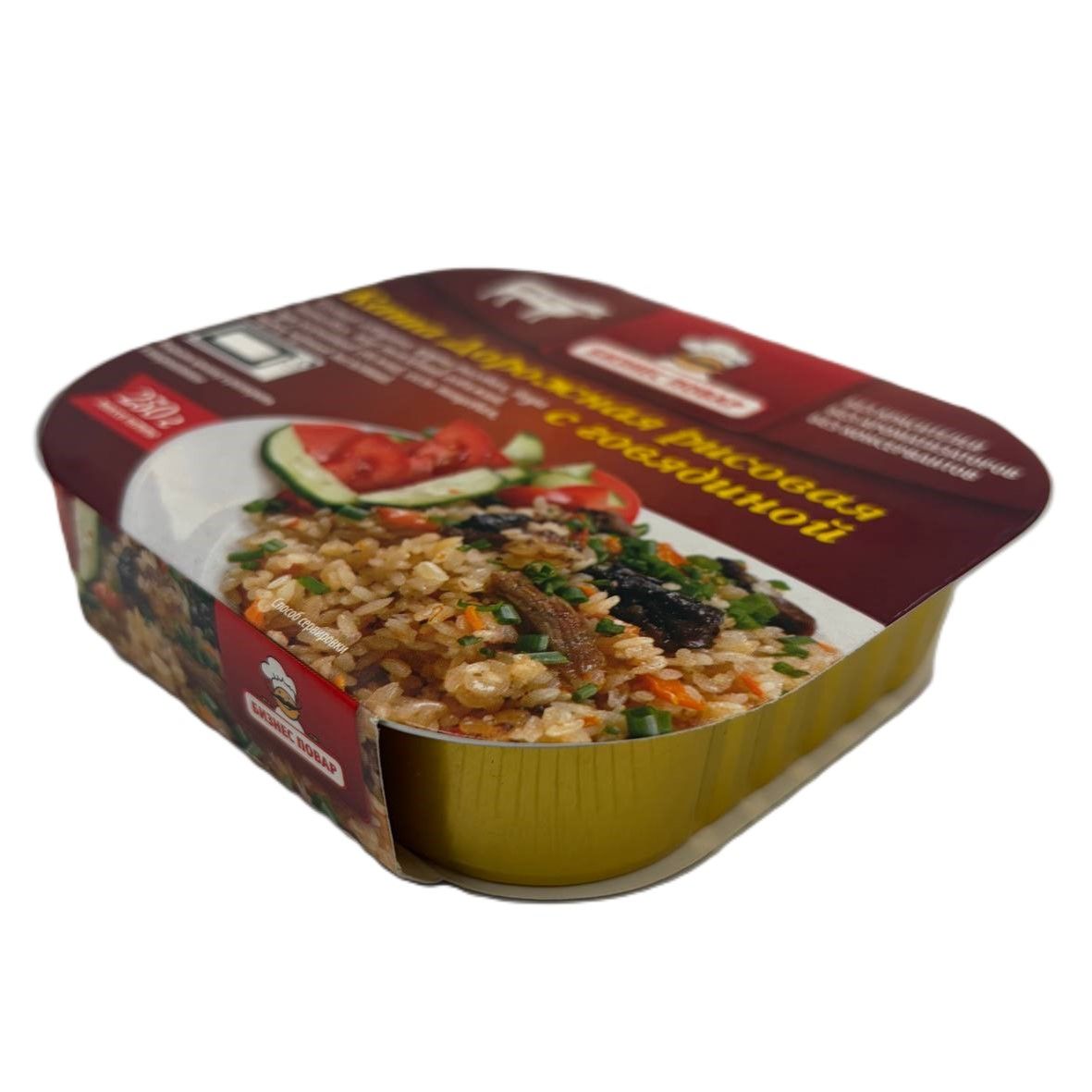 Каша Дорожная рисовая с говядиной Л4, 250 г (Бизнес Повар) с доставкой по России | BreadyФото 3