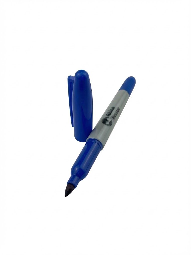 Маркер перманентный тактический двухсторонний RHINO Rescue (синий) с доставкой по России | BreadyФото 6