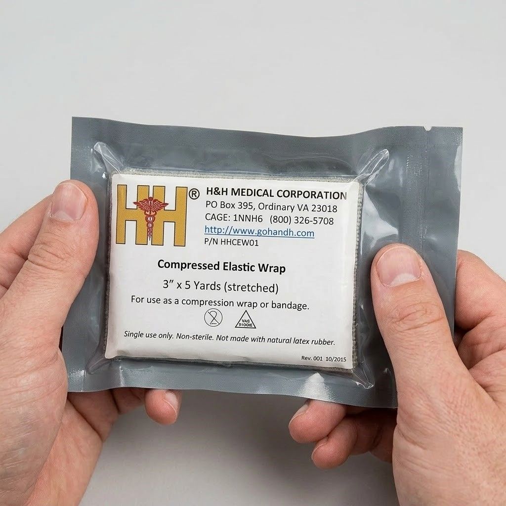 Компрессионный эластичный бинт Compressed Elastic Wrap H&H с доставкой по России | BreadyФото 3