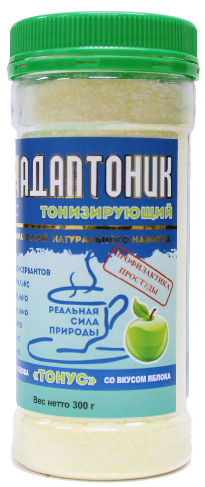 Адаптоник "Тонус" (яблоко) в ПЭТ-банке 330 г с доставкой по России и в Казахстан | Bready