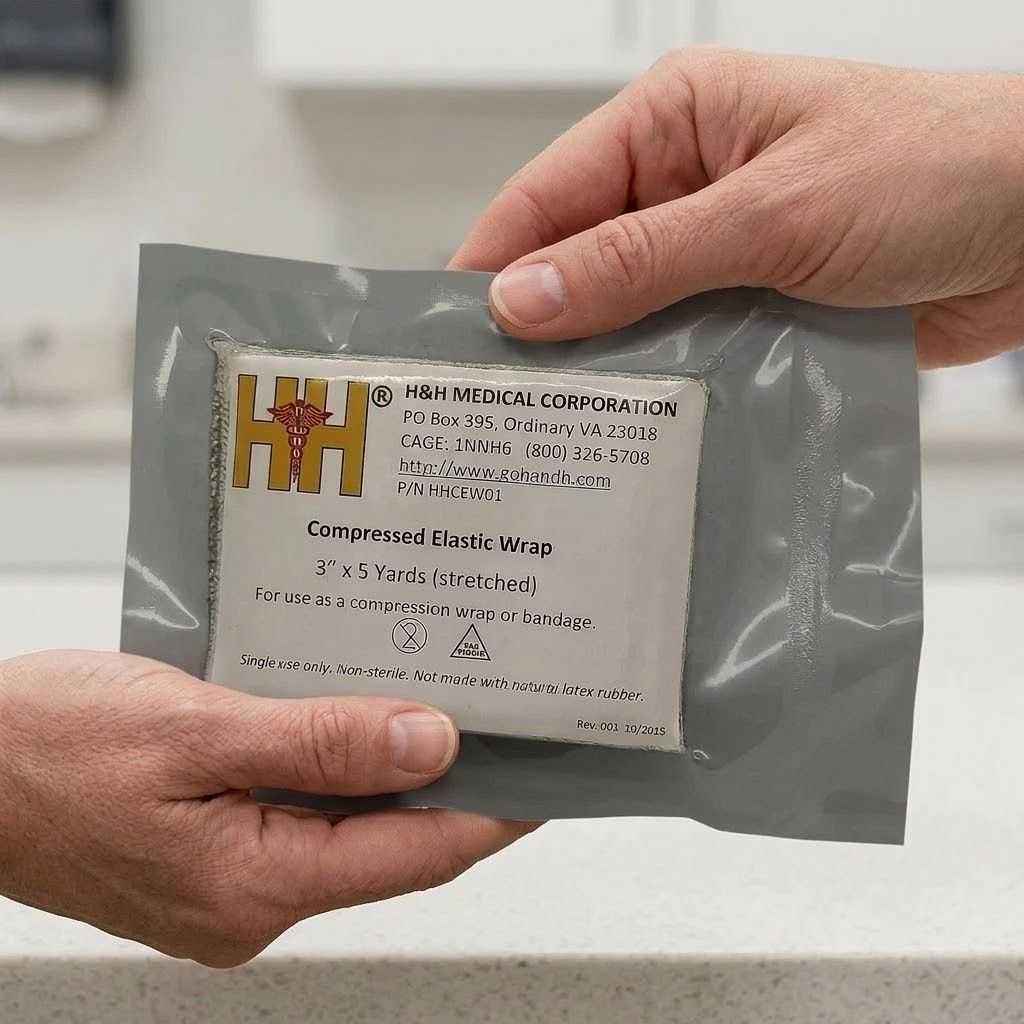 Компрессионный эластичный бинт Compressed Elastic Wrap H&H с доставкой по России | BreadyФото 4