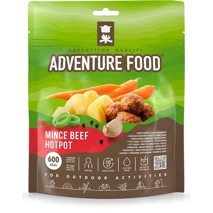 Жаркое с говяжими тефтельками Adventure food Mince Beef Hotpot, сублимат с доставкой по России и в Казахстан | BreadyФото 0