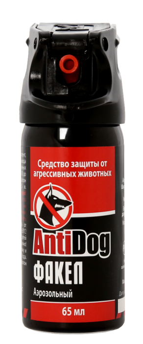 Газовый баллончик AntiDog Факел 65 мл с доставкой по России и в Казахстан | BreadyФото 0
