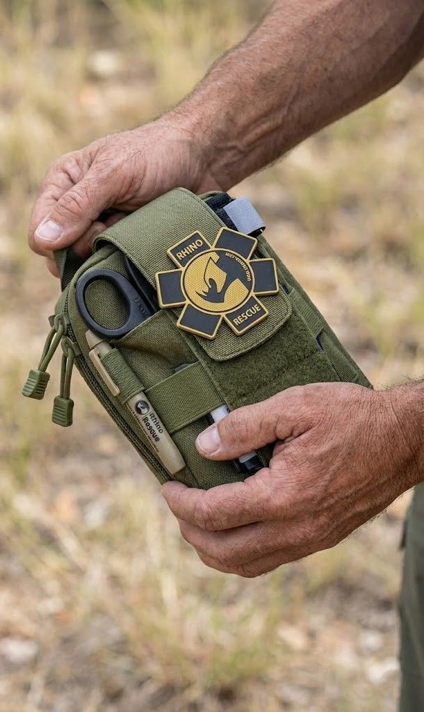 Тактическая аптечка первой помощи RHINO Rescue Tactical Bag Outdoor Molle Military (мох) с доставкой по России | BreadyФото 5