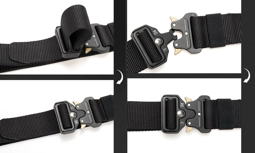 Ремень тактический универсальный кобра черный (cobra belt tactical) с доставкой по России | BreadyФото 4