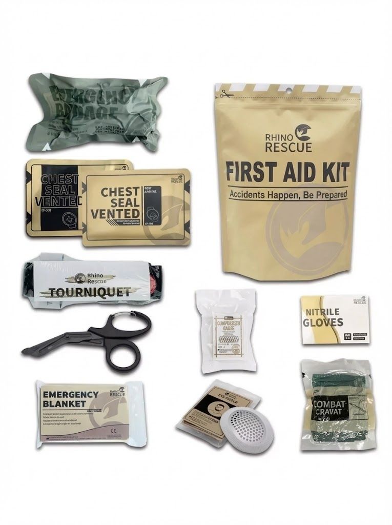 Набор первой медицинской помощи Rhino Rescue Trauma Kit (7 вложений) с доставкой по России | BreadyФото 0