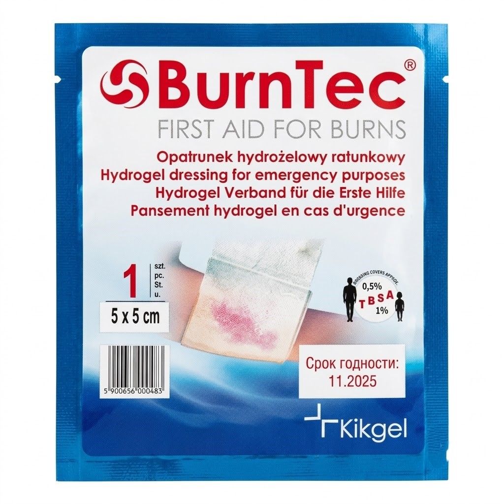 Повязка противоожоговая гидрогелевая BurnTec 5x5 см с доставкой по России | BreadyФото 0
