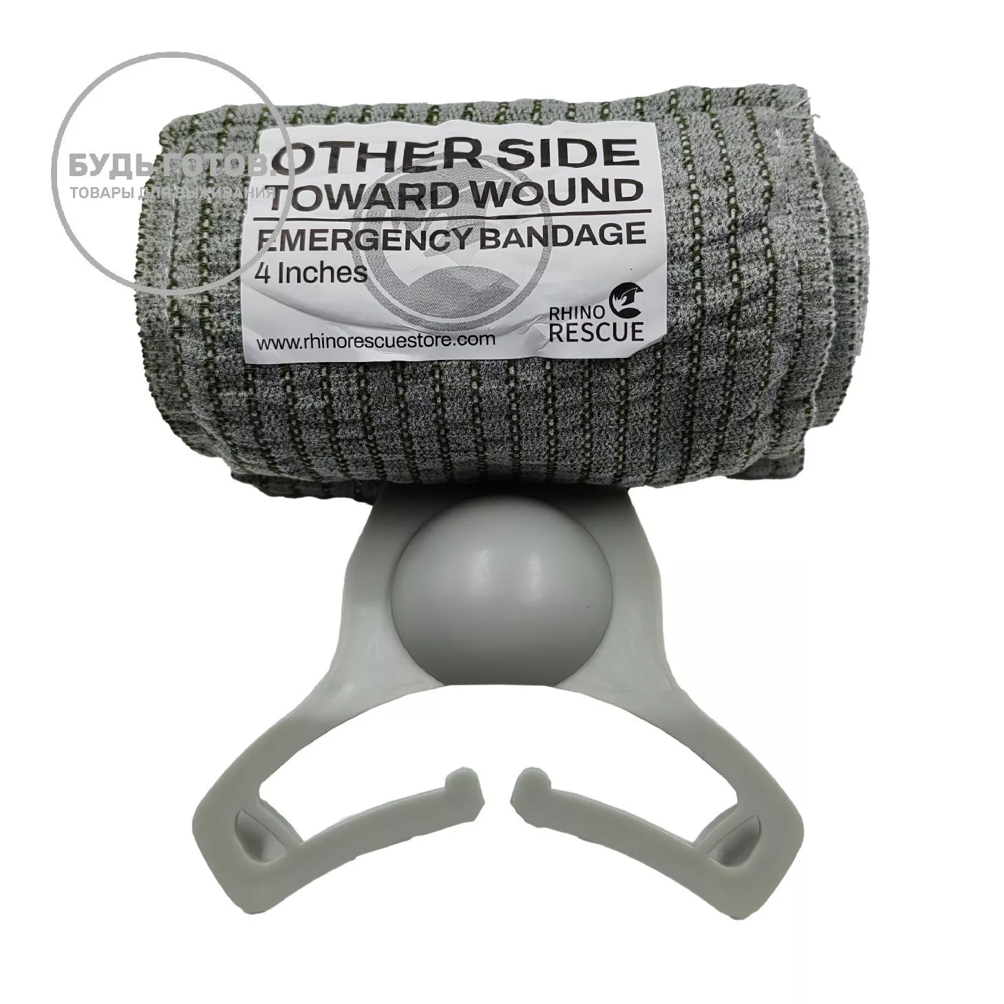 Компрессионный бандаж RHINO Rescue 4" (с аппликатором давления, 1 подушка) PZBD0121 (дисконт) с доставкой по России | BreadyФото 13