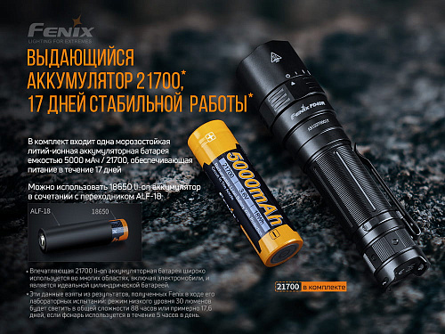 Фонарь Fenix PD40RV2.0 с доставкой по России и в Казахстан | BreadyФото 7