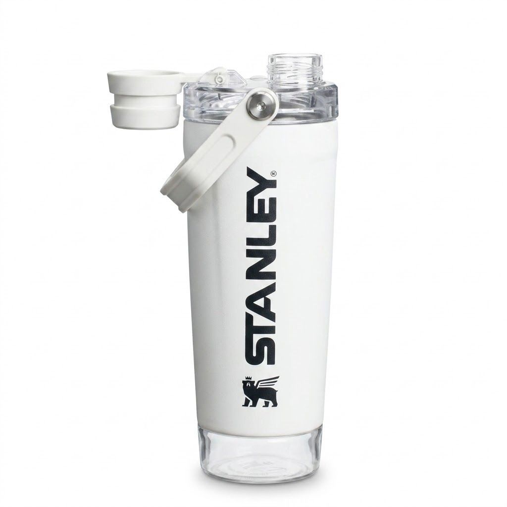 Термобутылка STANLEY The Activate Shaker Bottle 591 ml (10-13312-003) Chalk мел с доставкой по России | BreadyФото 1