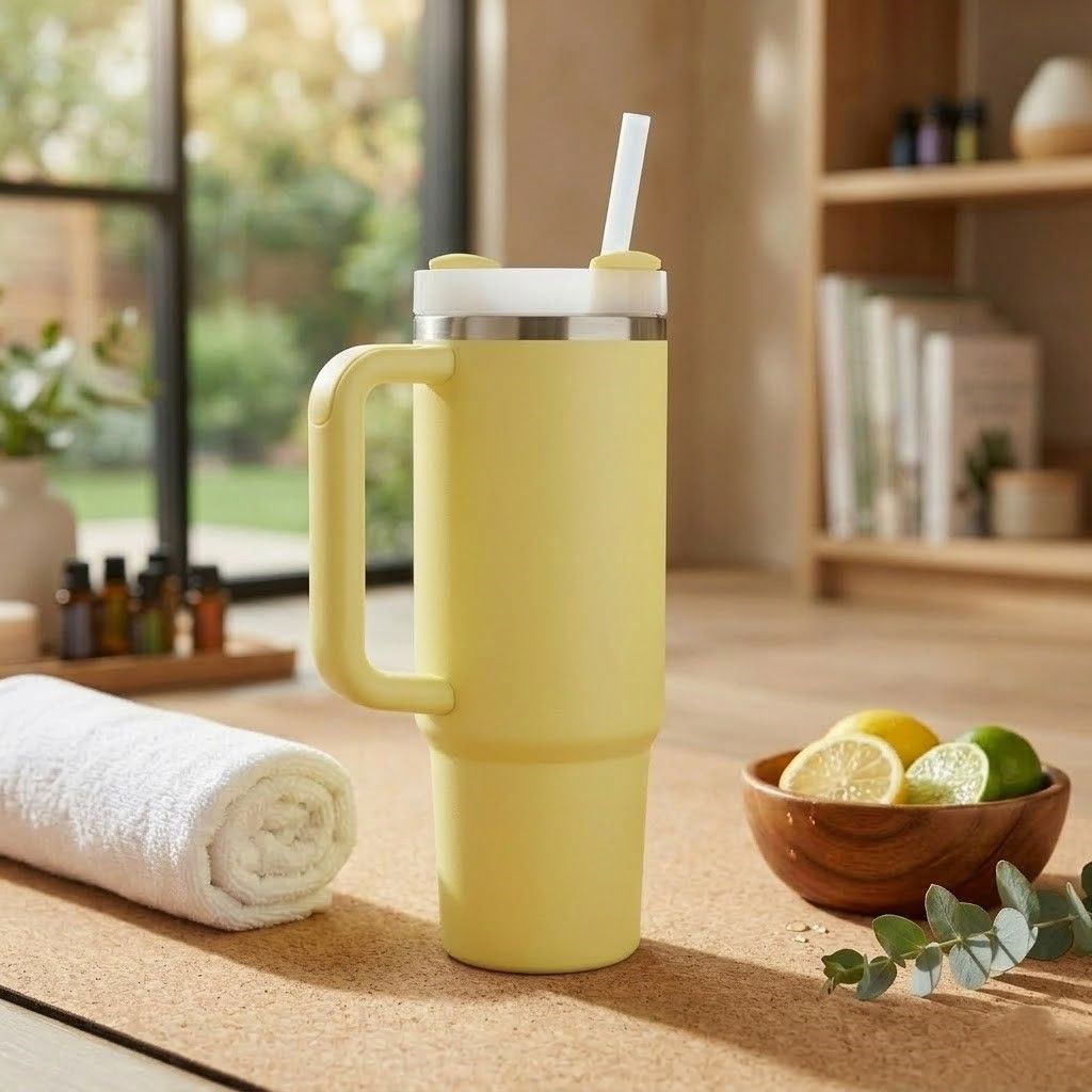 Термокружка STANLEY THE QUENCHER H2.0 FLOWSTATE TUMBLER 887 ml (помело pomelo), 10-11912-086 с доставкой по России | BreadyФото 4