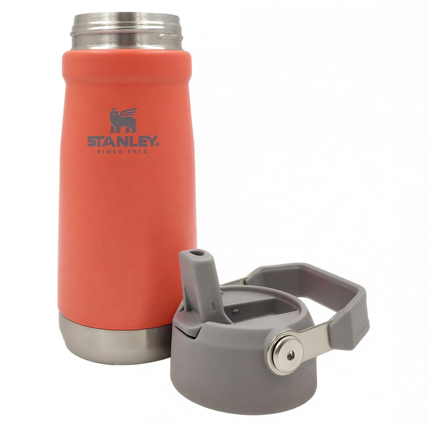 Термокружка STANLEY THE ICEFLOW™ FLIP STRAW WATER BOTTLE (коралловая), 500 ml, 10-09991-075 с доставкой по России | BreadyФото 2