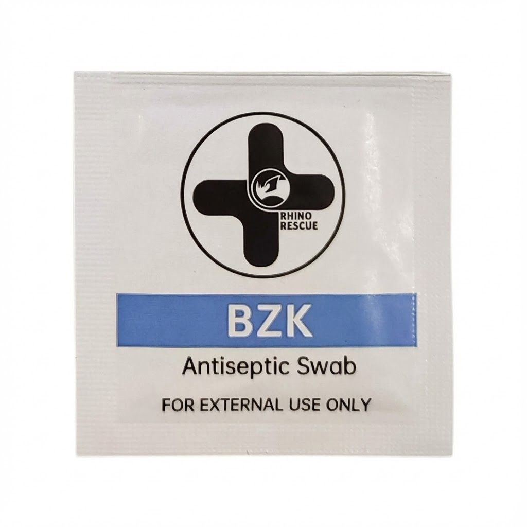 Салфетка антисептическая  RHINO Rescue BZK Antiseptic Swab с доставкой по России и в Казахстан | BreadyФото 0